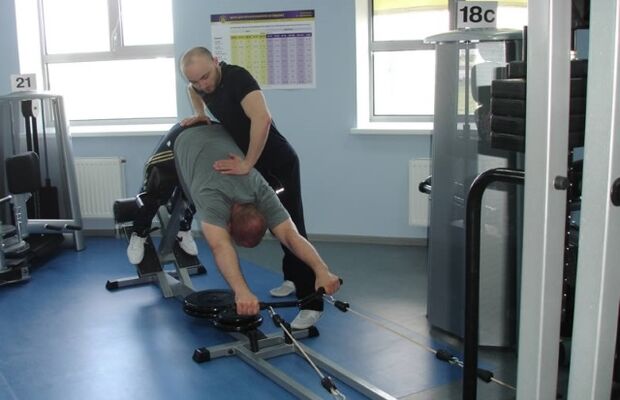 Medien Sportunterricht für Osteochondrose der Lendenwirbelsäule