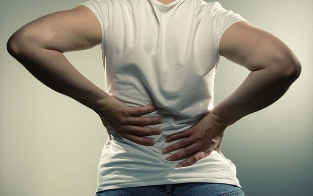 Ursachen für lumbale Osteochondrose